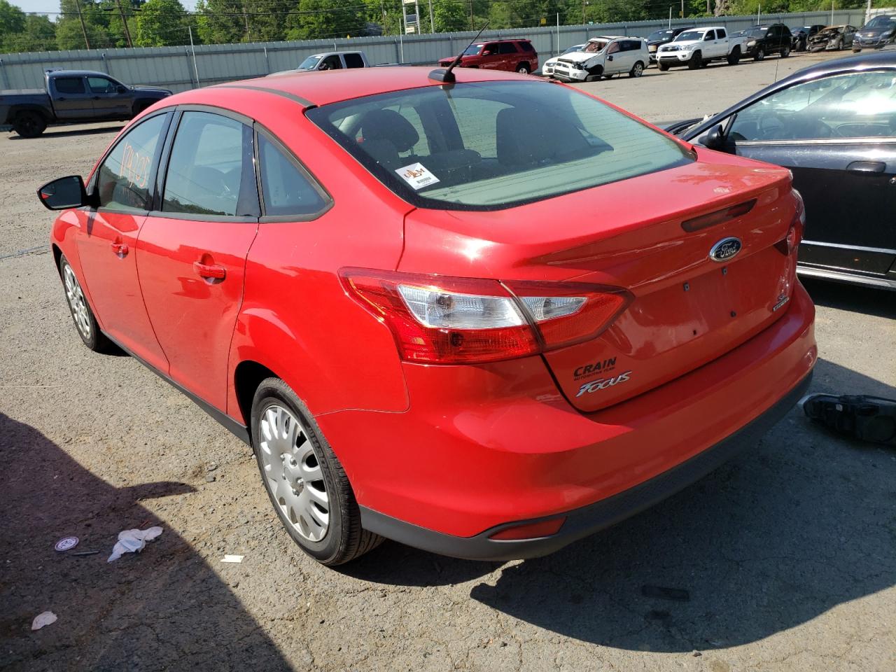 Photo 3 from auction – 2012 FORD FOCUS SE with VIN 1FAHP3F27CL462072