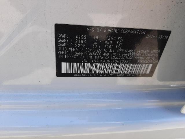 Photo 10 from auction – 2019 SUBARU IMPREZA PR with VIN 4S3GKAD69K3620991