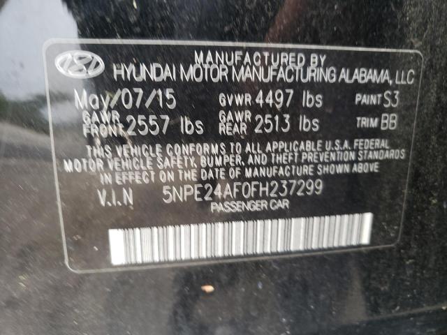 Photo 10 from auction – 2015 HYUNDAI SONATA SE with VIN 5NPE24AF0FH237299