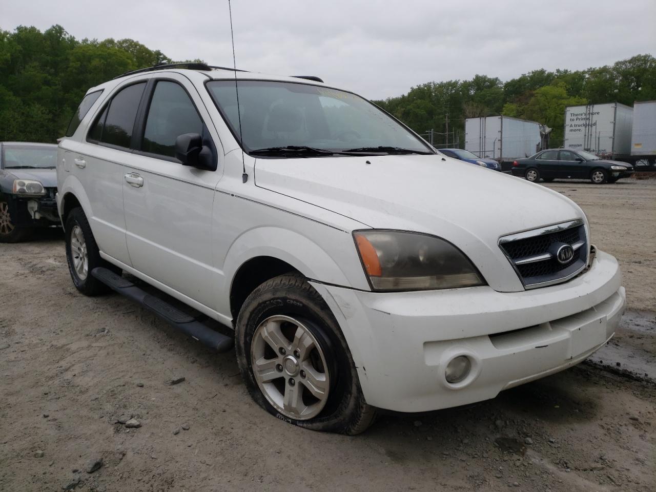 KIA SORENTO EX 2006 with VIN KNDJD733065576853 - Photo from auction