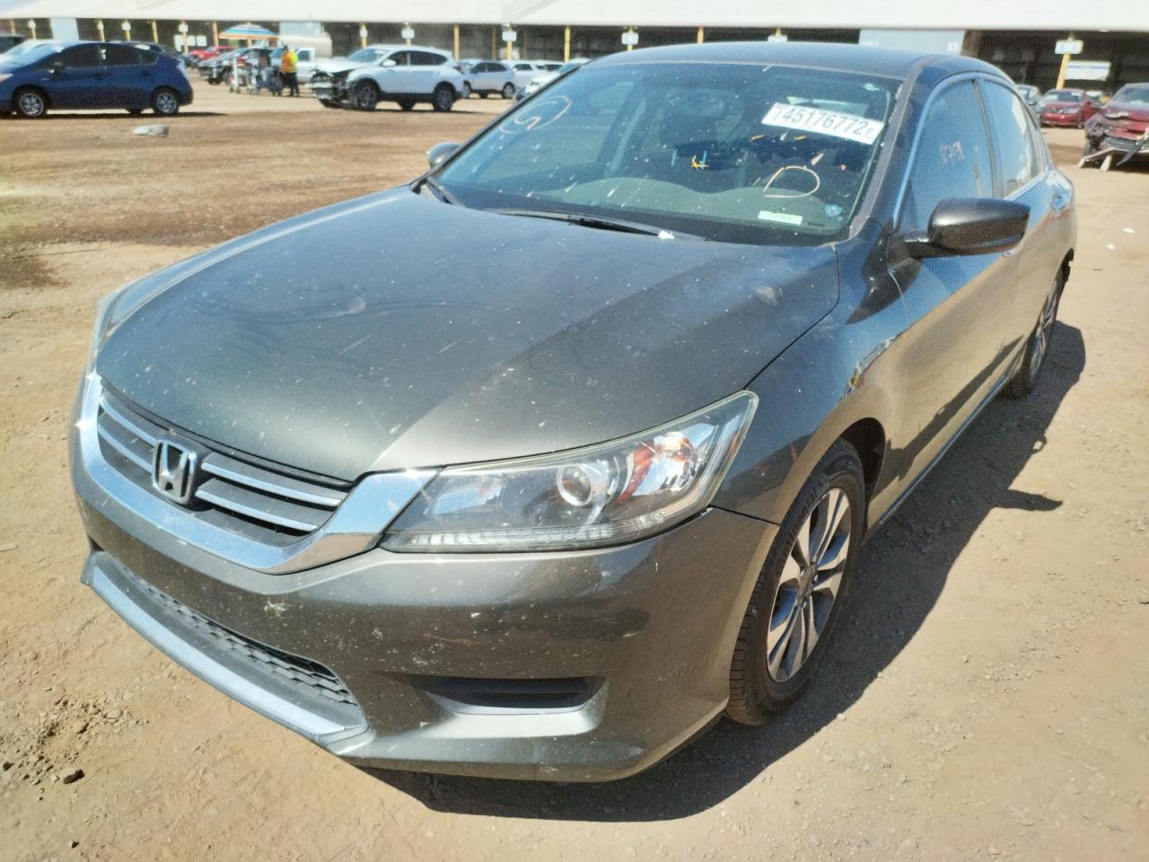 Photo 2 from auction – 2014 HONDA ACCORD LX with VIN 1HGCR2F39EA222457