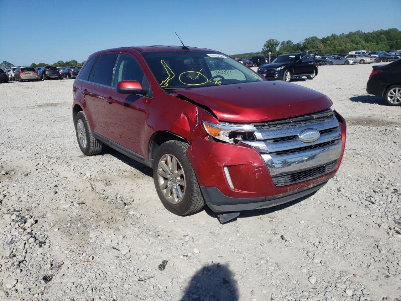 FORD EDGE LIMIT 2013 with VIN 2FMDK3KC4DBB02700 - Photo from auction
