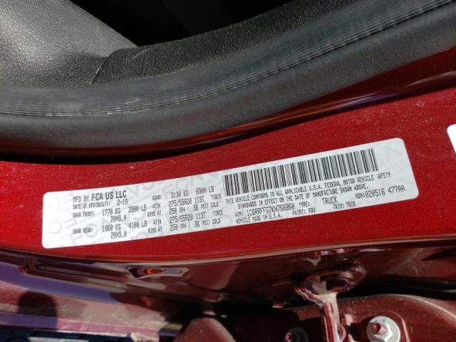 Photo 10 from auction – 2019 RAM 1500 BIG H with VIN 1C6RRFFG7KN766860