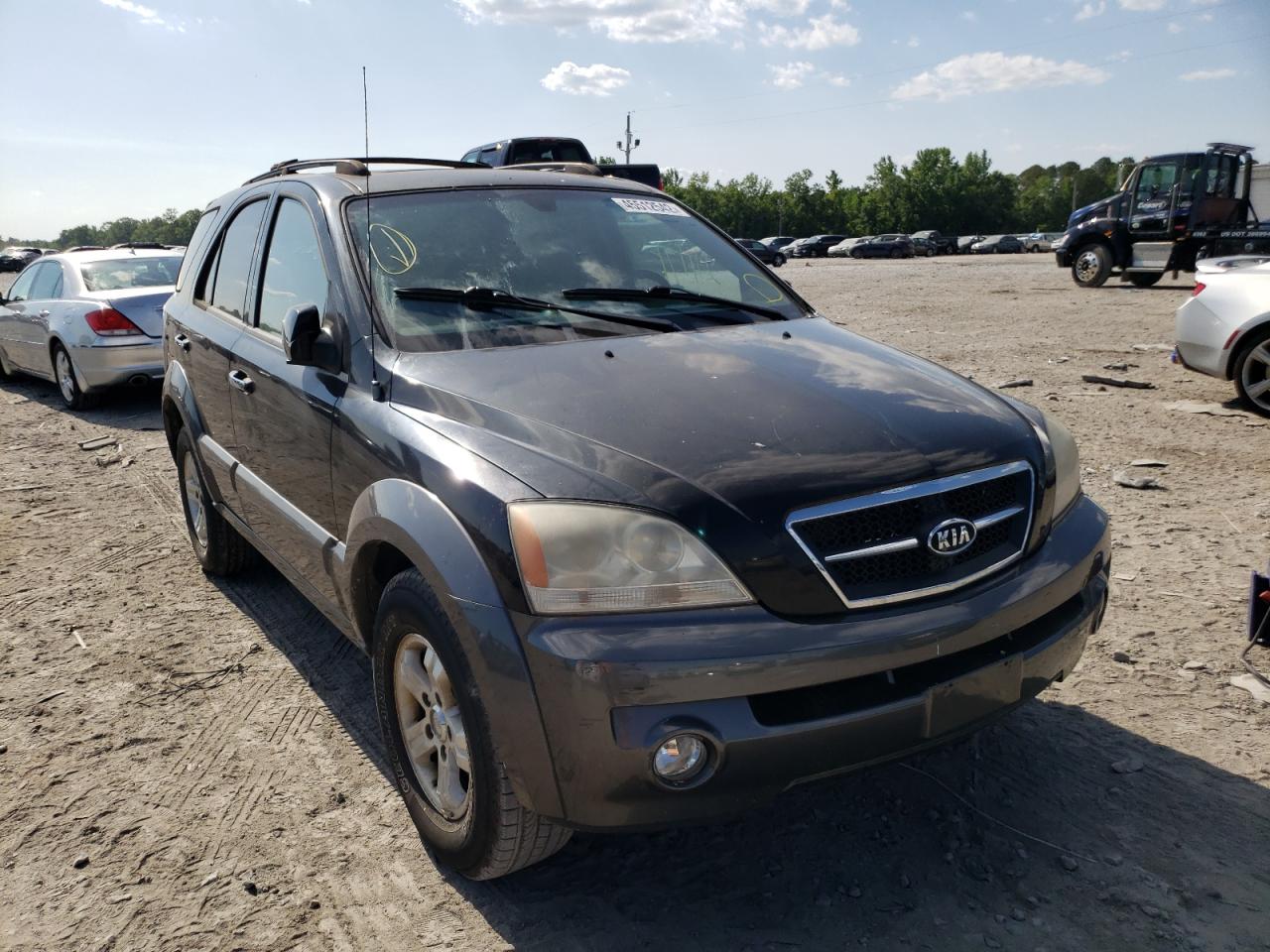 KIA SORENTO EX 2006 with VIN KNDJD733X65610197 - Photo from auction