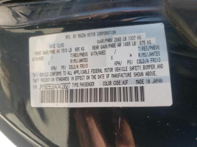Photo 10 from auction – 2004 MAZDA MX-5 MIATA with VIN JM1NB353240403827