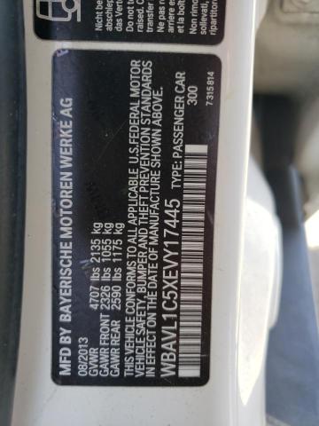 Photo 10 from auction – 2014 BMW X1 XDRIVE2 with VIN WBAVL1C5XEVY17445