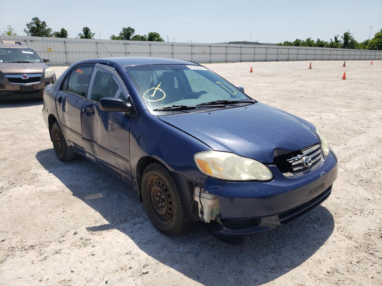 TOYOTA COROLLA CE 2003 with VIN 1NXBR32E43Z167818 - Photo from auction