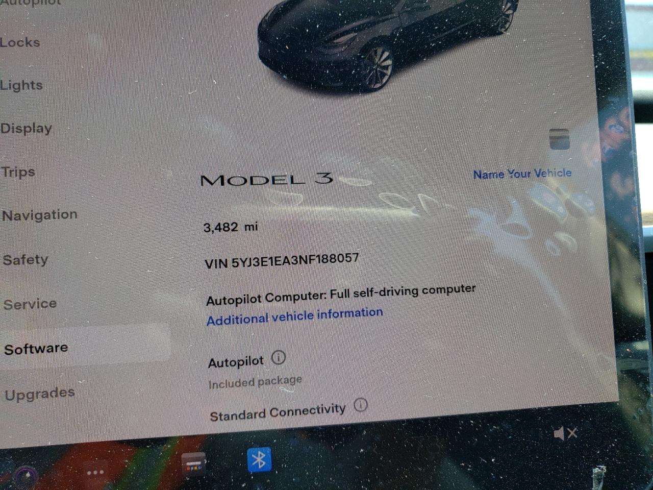 Photo 8 from auction – 2022 TESLA MODEL 3 with VIN 5YJ3E1EA3NF188057