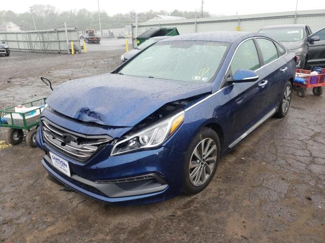 Photo 2 from auction – 2016 HYUNDAI SONATA SPO with VIN 5NPE34AF6GH281869