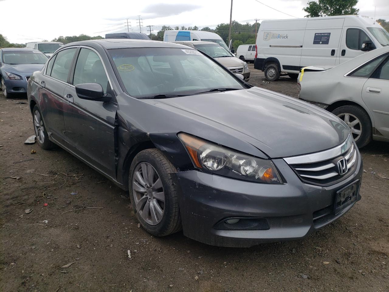 HONDA ACCORD EXL 2011 with VIN 1HGCP2F86BA087094 - Photo from auction