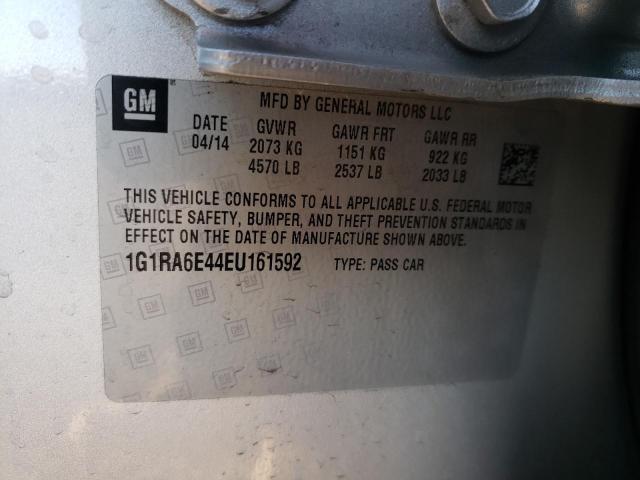 Photo 10 from auction – 2014 CHEVROLET VOLT with VIN 1G1RA6E44EU161592