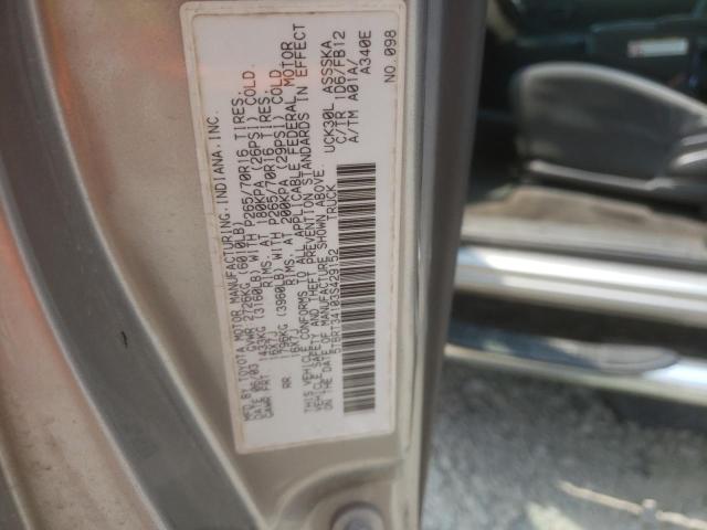 Photo 10 from auction – 2003 TOYOTA TUNDRA ACC with VIN 5TBRT34103S429152