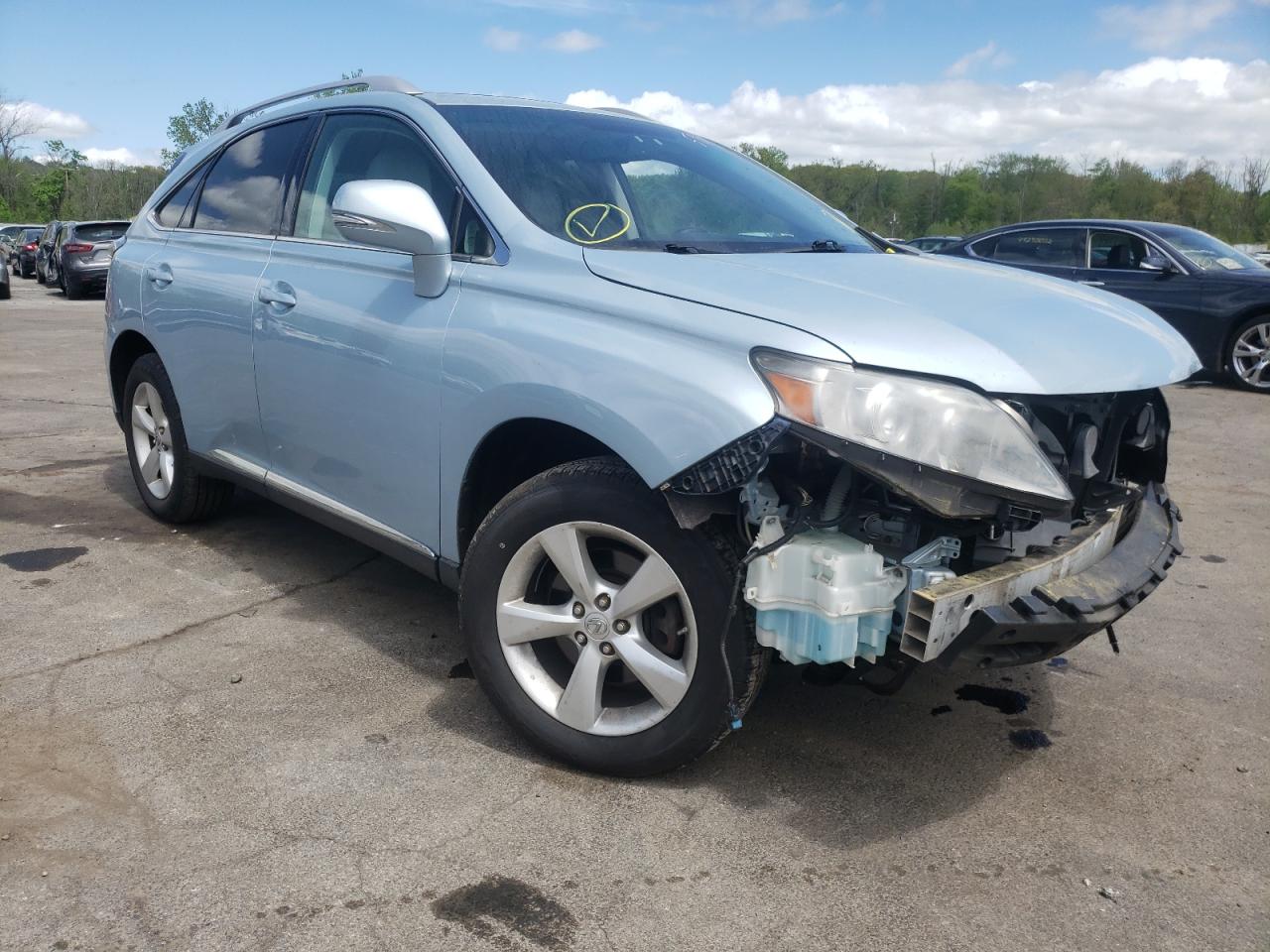 LEXUS RX 350 2010 with VIN 2T2BK1BA0AC025904 - Photo from auction