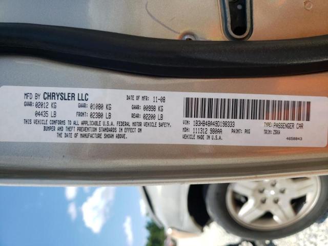 Photo 10 from auction – 2009 DODGE CALIBER SX with VIN 1B3HB48A49D198333