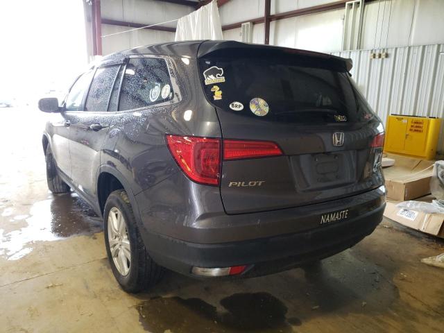 Photo 3 from auction – 2017 HONDA PILOT LX with VIN 5FNYF6H12HB029501