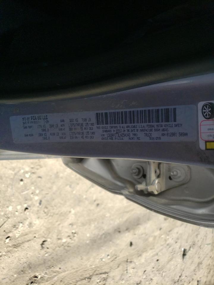 Photo 10 from auction – 2020 RAM 1500 REBEL with VIN 1C6SRFET3LN254143