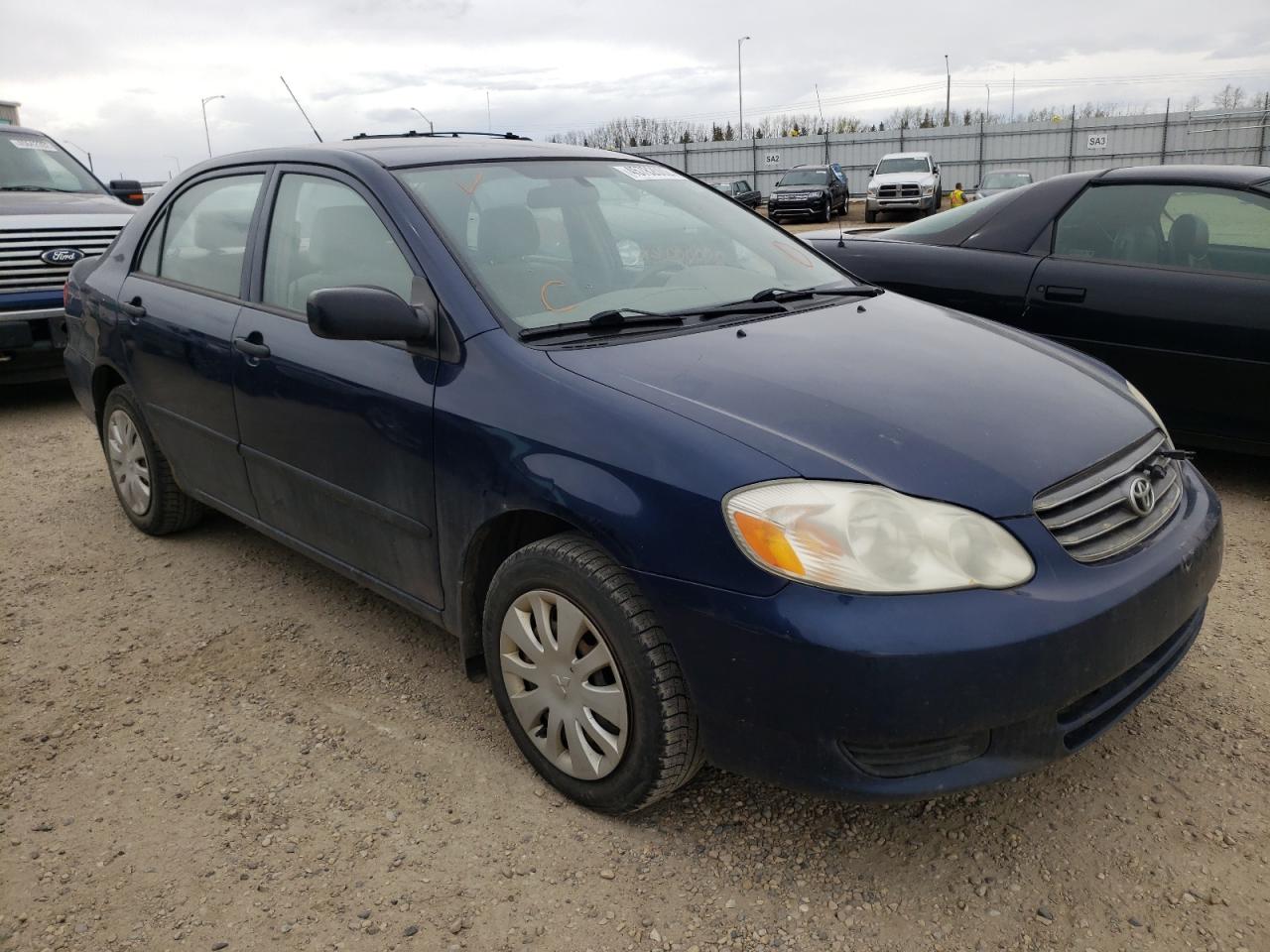 TOYOTA COROLLA CE 2003 with VIN 2T1BR32E43C735826 - Photo from auction