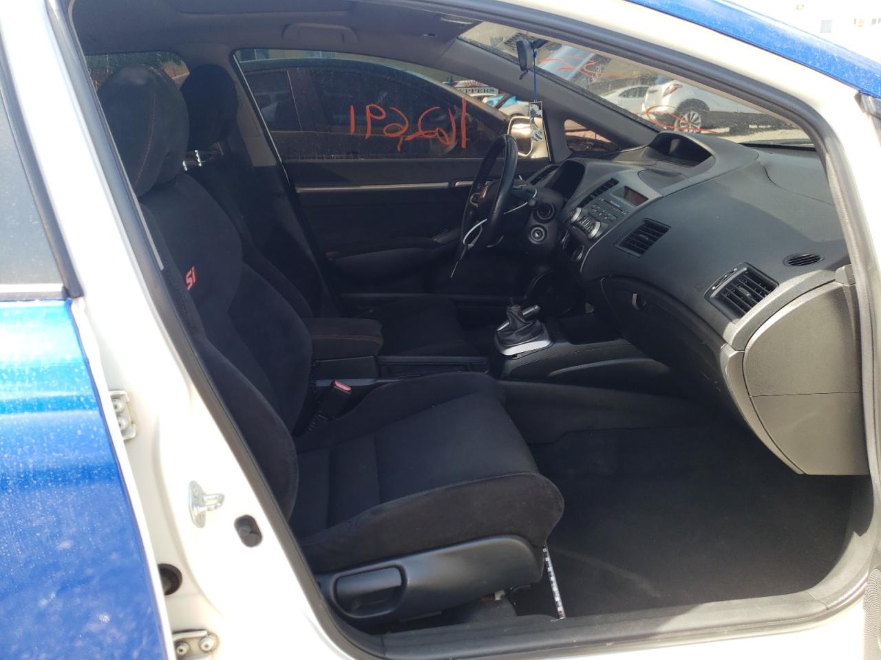 Photo 5 from auction – 2009 HONDA CIVIC SI with VIN 2HGFA55559H701815