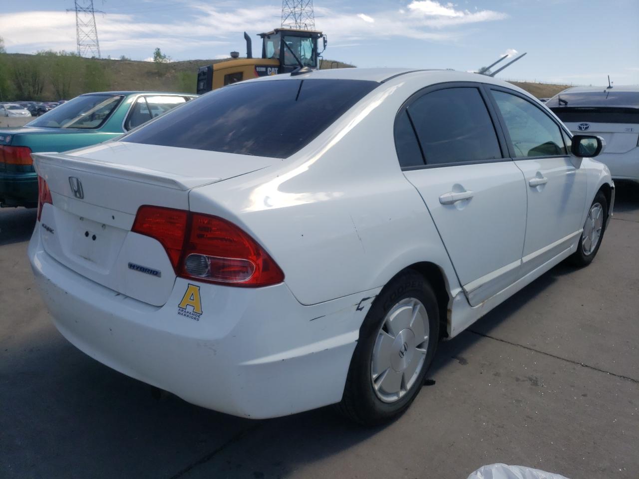 Photo 4 from auction – 2007 HONDA CIVIC HYBR with VIN JHMFA36237S010486