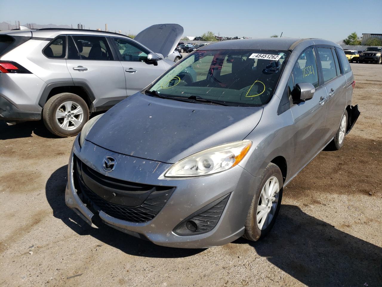 Photo 2 from auction – 2013 MAZDA 5 with VIN JM1CW2BL0D0154549