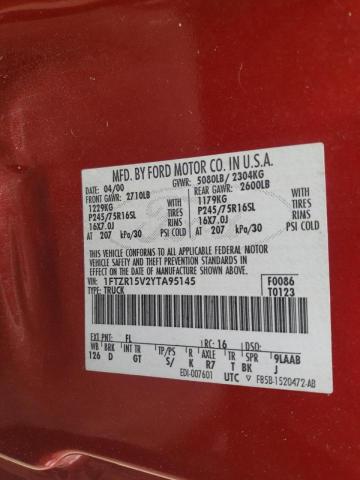 Photo 10 from auction – 2000 FORD RANGER SUP with VIN 1FTZR15V2YTA95145