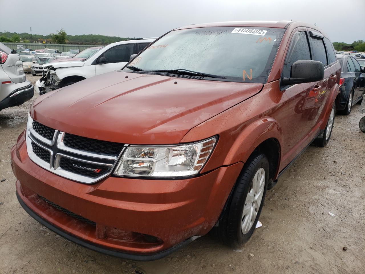 Photo 2 from auction – 2014 DODGE JOURNEY SE with VIN 3C4PDCAB8ET281544
