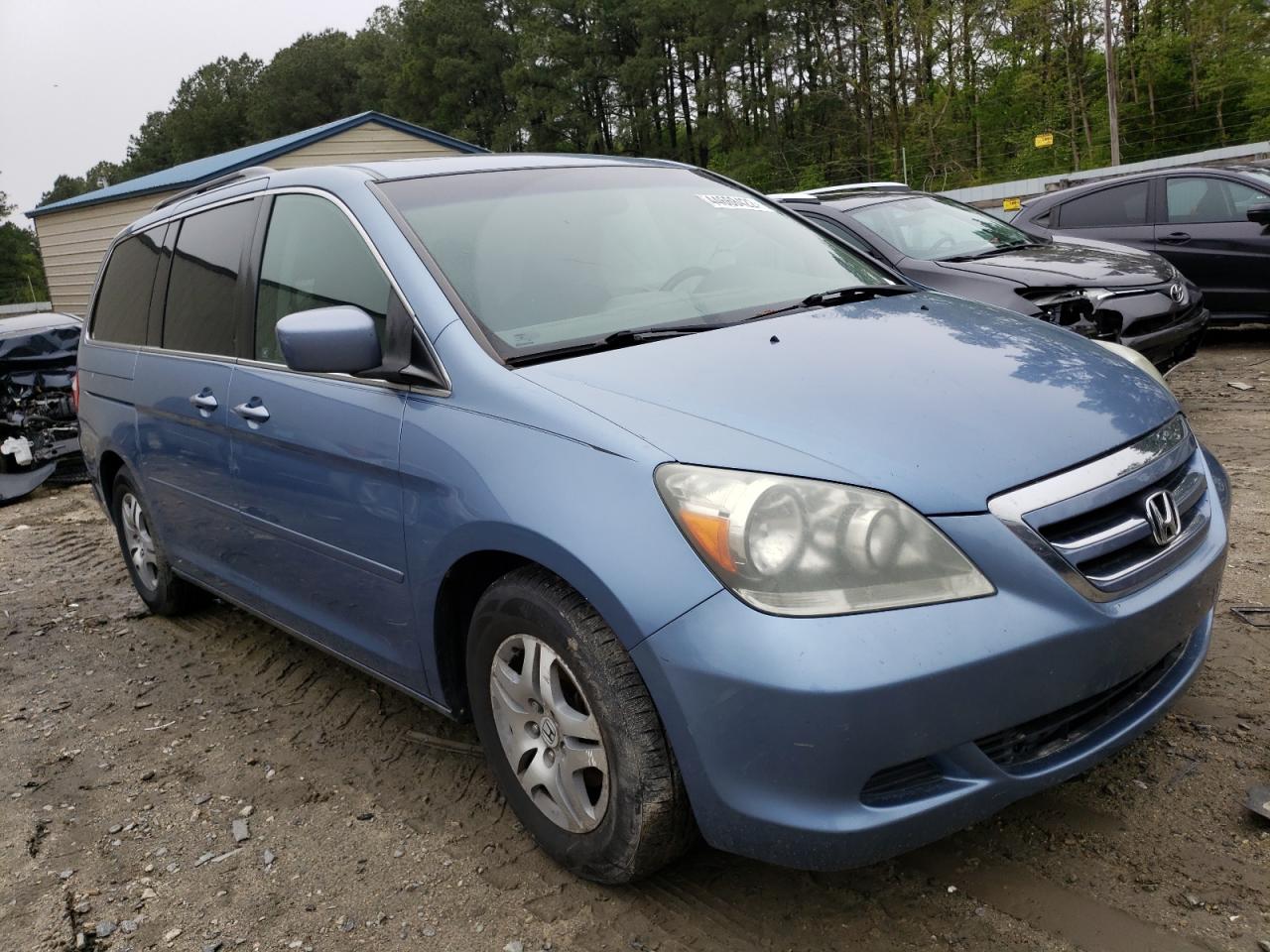 HONDA ODYSSEY EX 2007 with VIN 5FNRL38627B033859 - Photo from auction