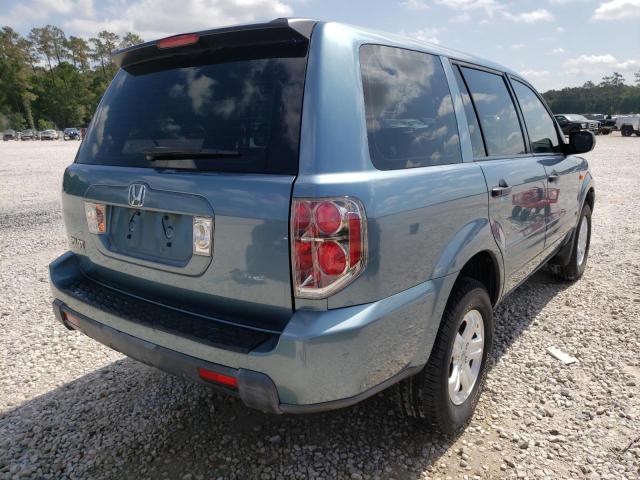 Photo 4 from auction – 2007 HONDA PILOT LX with VIN 5FNYF28157B029676