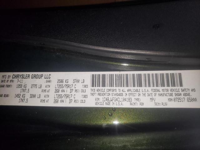 Photo 10 from auction – 2012 JEEP WRANGLER U with VIN 1C4BJWFG4CL104183