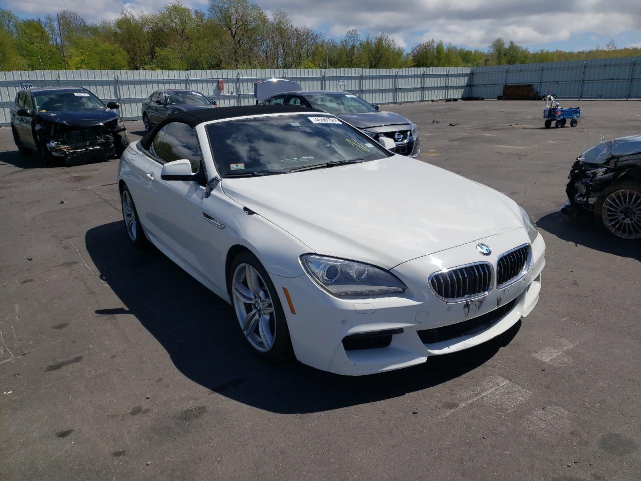 BMW 640 I 2013 with VIN WBALW7C50DDX58637 - Photo from auction