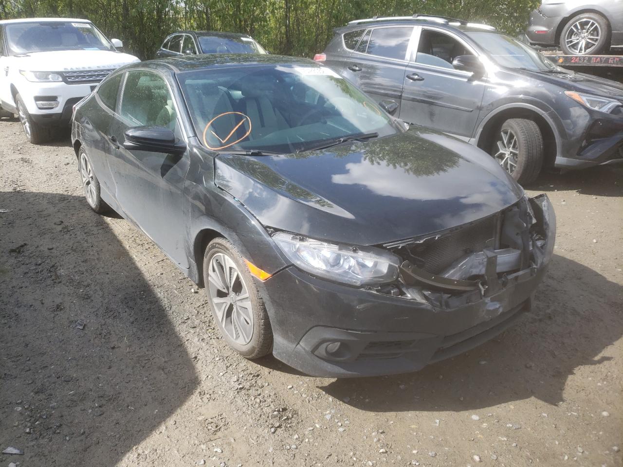 HONDA CIVIC EX 2016 with VIN 2HGFC3B38GH361607 - Photo from auction