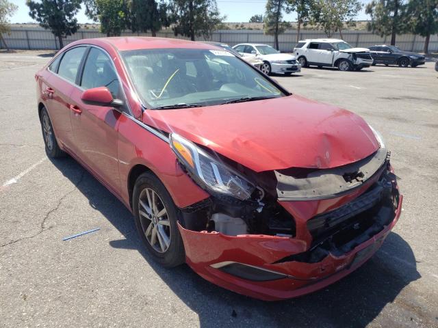 HYUNDAI SONATA SE 2017 with VIN 5NPE24AF9HH574170 - Photo from auction