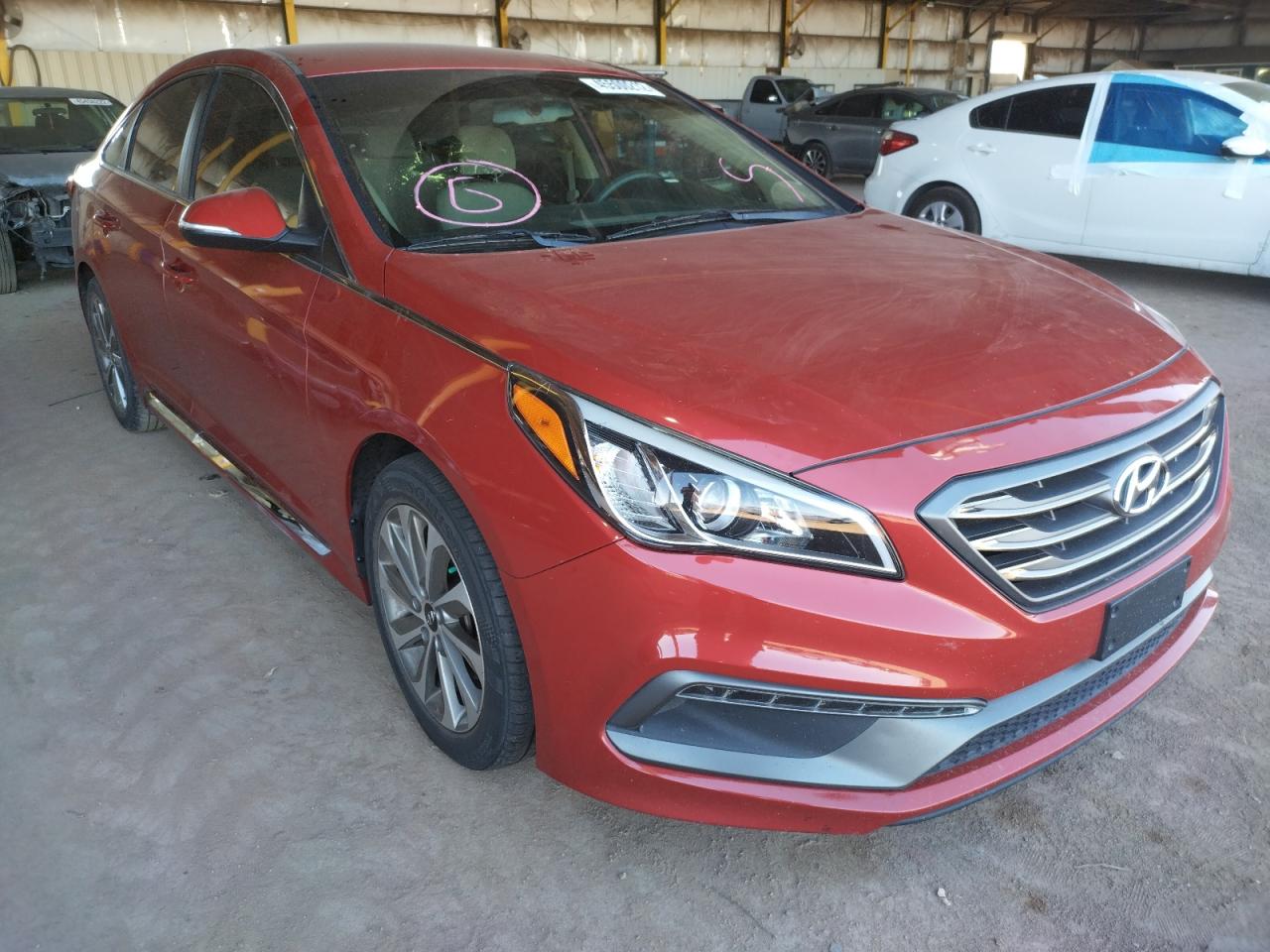 Photo 1 from auction – 2017 HYUNDAI SONATA SPO with VIN 5NPE34AF2HH482640