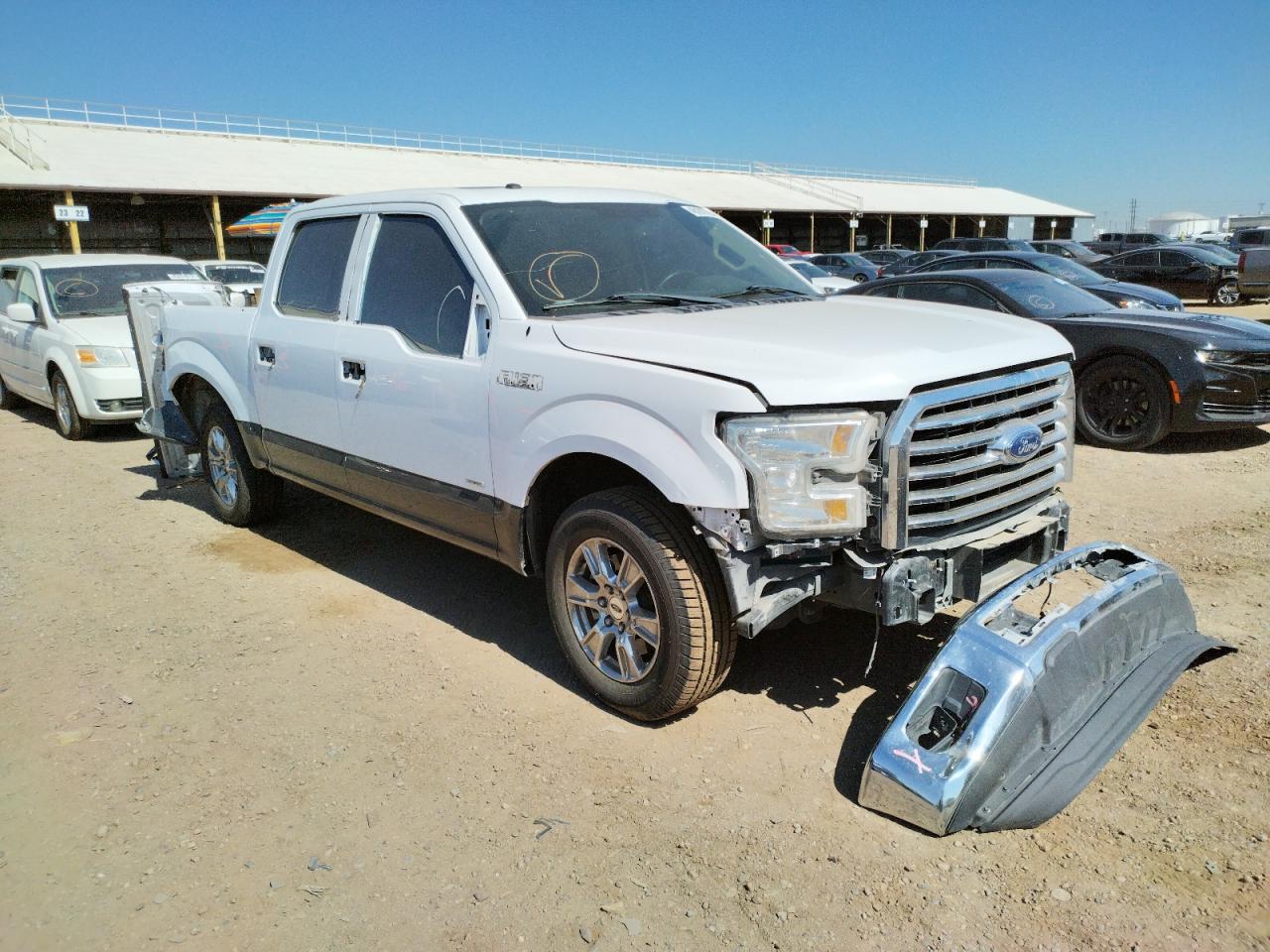 FORD F150 SUPER 2017 with VIN 1FTEW1CPXHKC16957 - Photo from auction