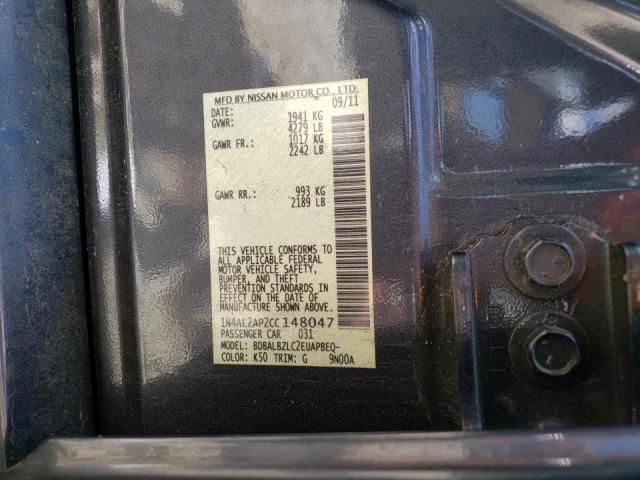 Photo 10 from auction – 2012 NISSAN ALTIMA with VIN 1N4AL2AP2CC148047