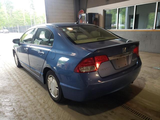 Photo 3 from auction – 2010 HONDA CIVIC HYBR with VIN JHMFA3F26AS004981