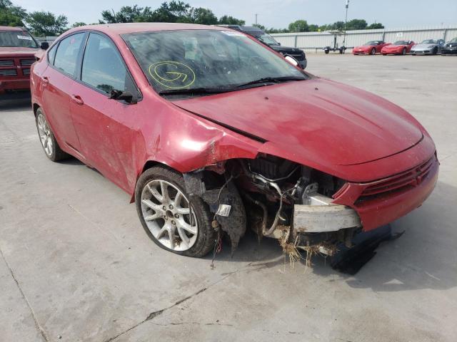 DODGE DART SXT 2013 with VIN 1C3CDFBA0DD334381 - Photo from auction