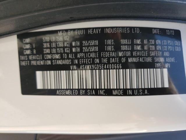 Photo 10 from auction – 2014 SUBARU TRIBECA LI with VIN 4S4WX9GD5E4400666