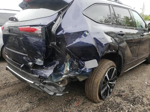 Photo 9 from auction – 2022 TOYOTA HIGHLANDER with VIN 5TDJZRBHXNS200762
