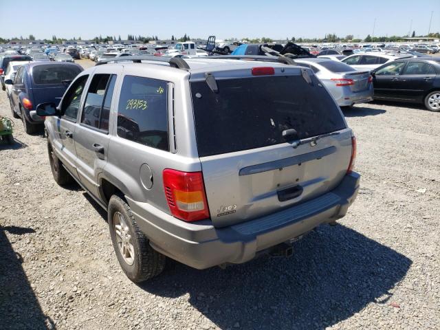 Photo 3 from auction – 2002 JEEP GRAND CHER with VIN 1J8GX48S42C150078