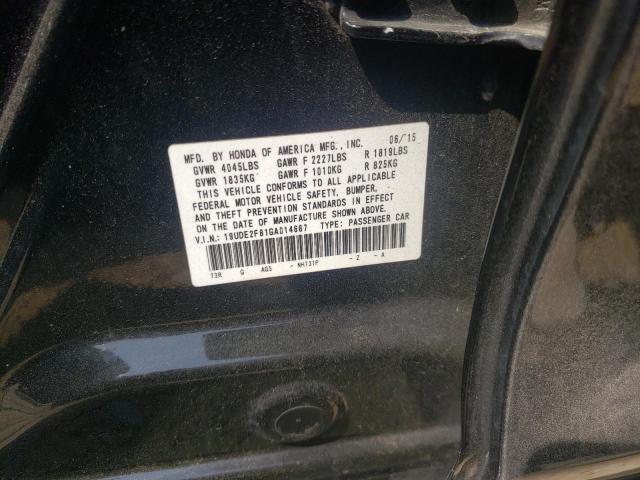 Photo 10 from auction – 2016 ACURA ILX PREMIU with VIN 19UDE2F81GA014667
