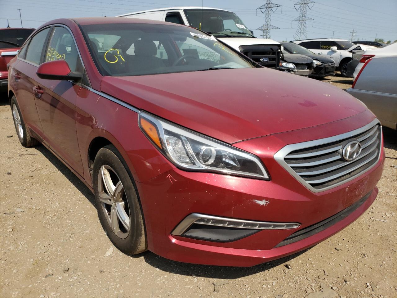 Photo 1 from auction – 2015 HYUNDAI SONATA SE with VIN 5NPE24AF9FH064009