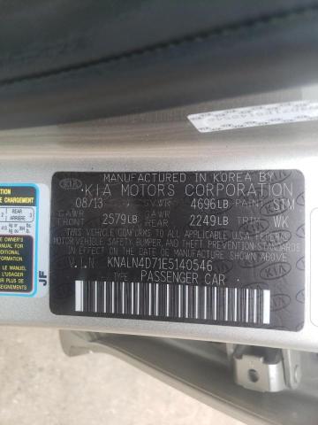 Photo 10 from auction – 2014 KIA CADENZA PR with VIN KNALN4D71E5140546