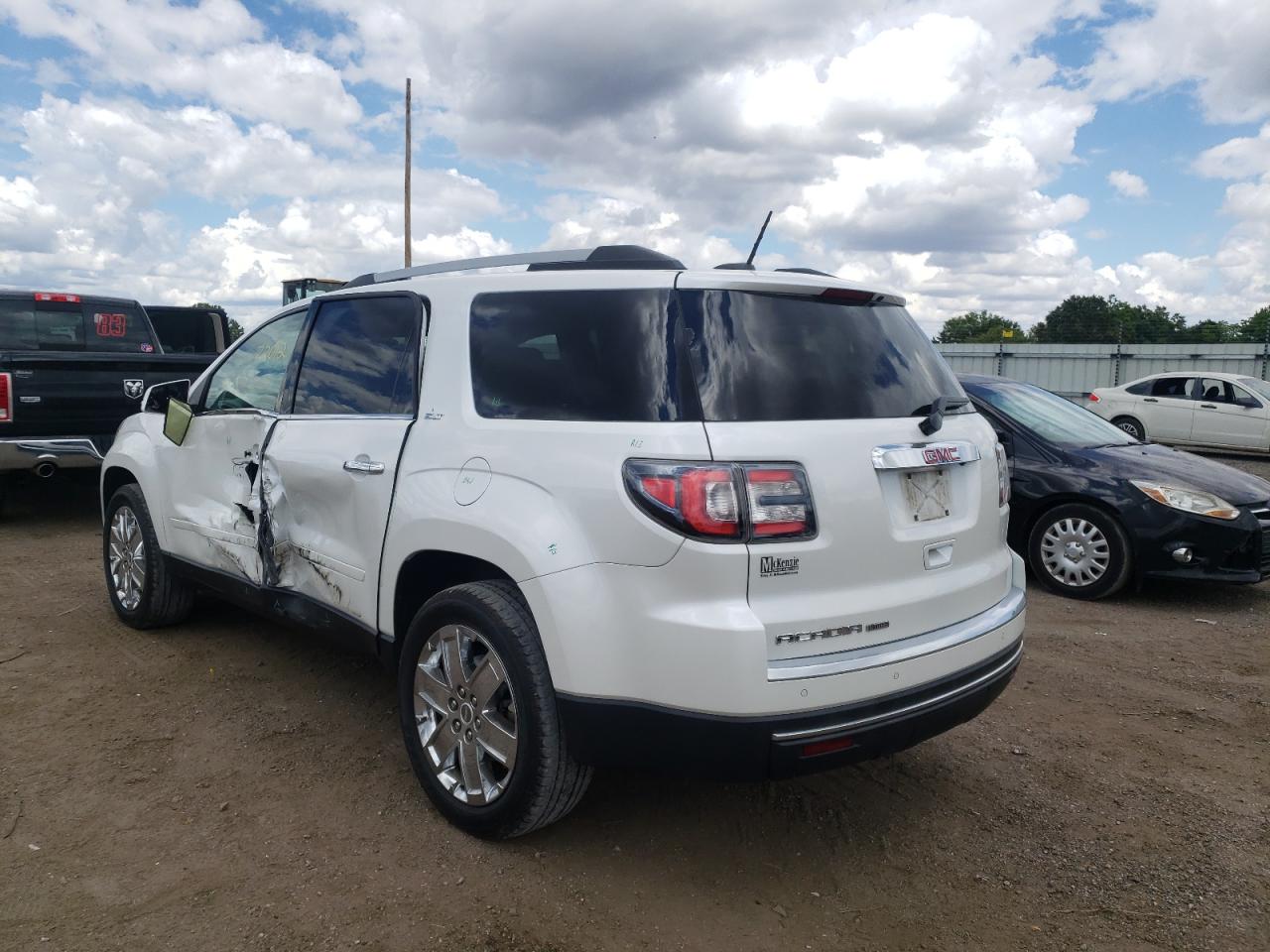 Photo 3 from auction – 2017 GMC ACADIA LIM with VIN 1GKKRSKD6HJ228475