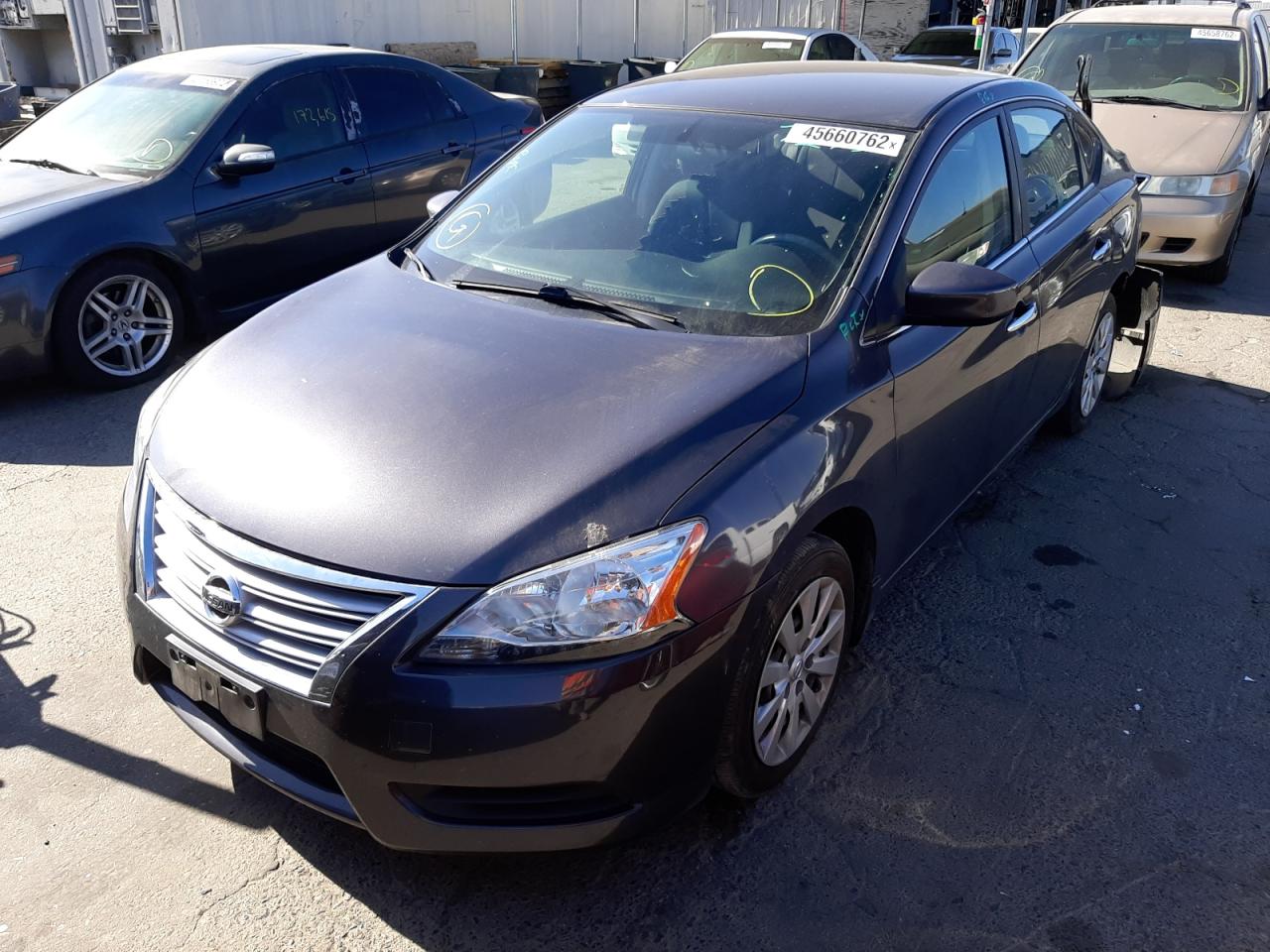 Photo 2 from auction – 2015 NISSAN SENTRA S with VIN 3N1AB7AP0FL693217