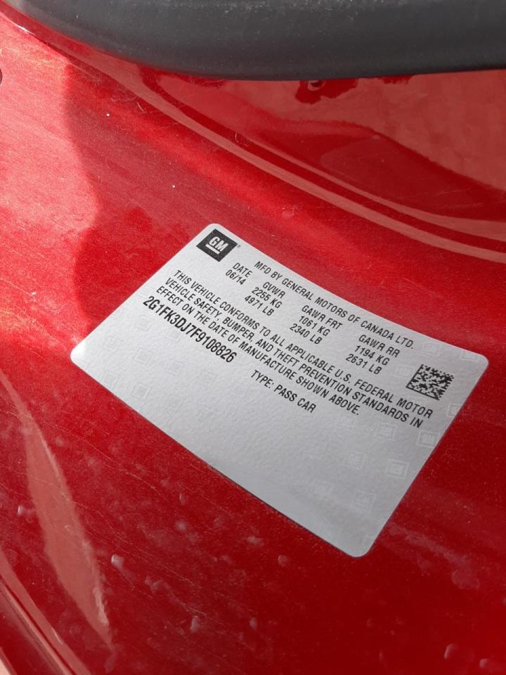 Photo 10 from auction – 2015 CHEVROLET CAMARO 2SS with VIN 2G1FK3DJ7F9108826