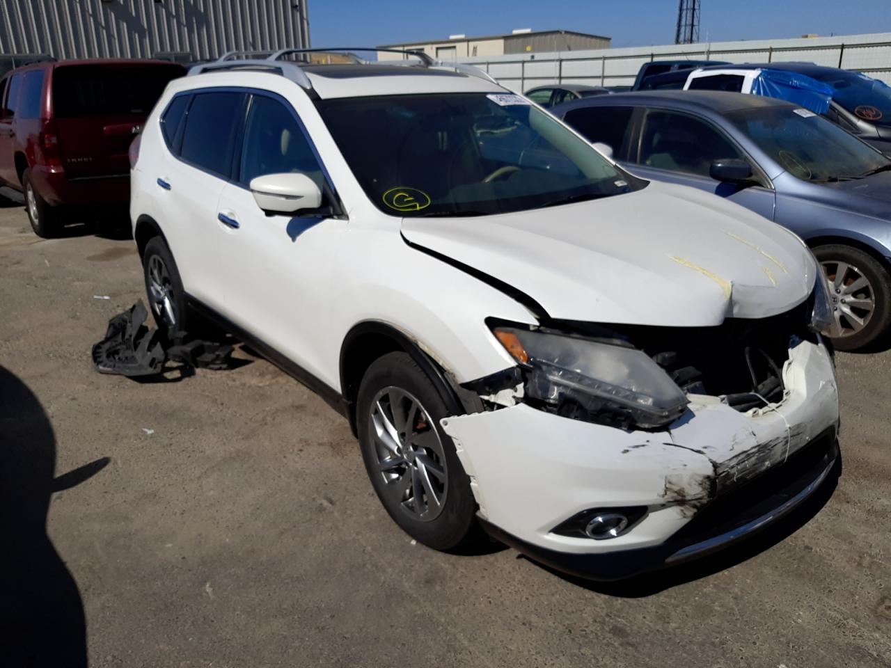 NISSAN ROGUE S 2014 with VIN 5N1AT2MV9EC804263 - Photo from auction