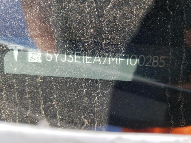 Photo 10 from auction – 2021 TESLA MODEL 3 with VIN 5YJ3E1EA7MF100285