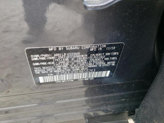 Photo 10 from auction – 2020 SUBARU FORESTER P with VIN JF2SKAJC6LH458263