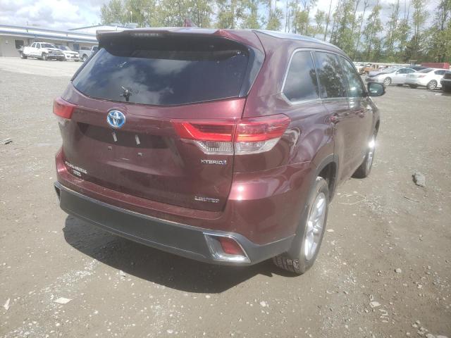 Foto 4 de la subasta – 2019 TOYOTA HIGHLANDER con VIN 5TDDGRFH0KS061377